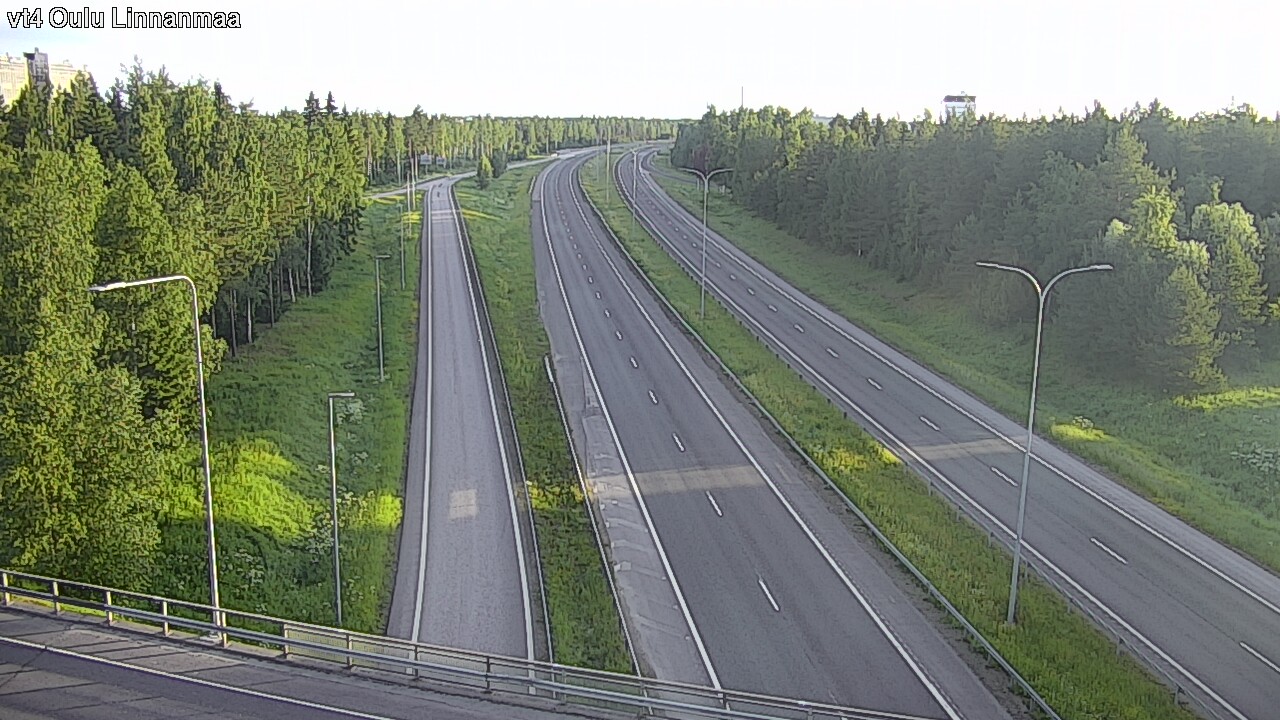 Weather Camera Image Road 4 Oulu, Linnanmaa, Oulu, Pohjois-Pohjanmaa