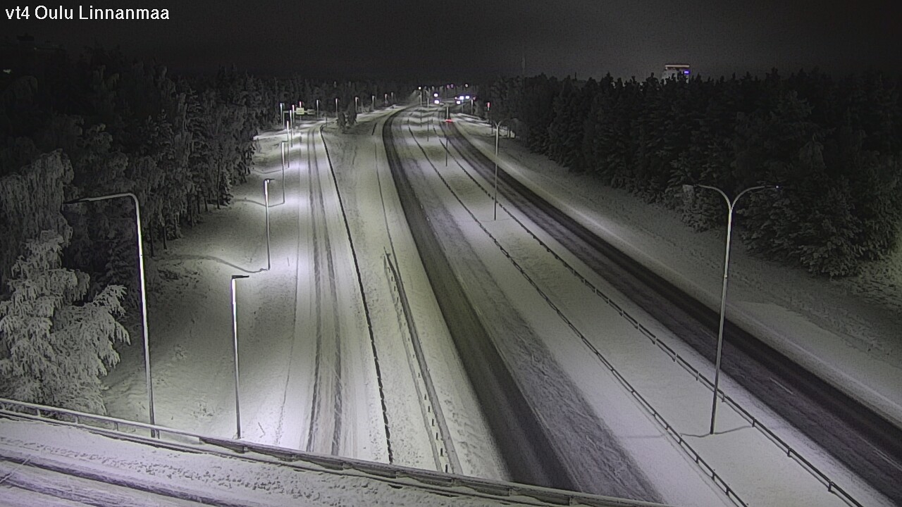 Weather Camera Image Road 4 Oulu, Linnanmaa, Oulu, Pohjois-Pohjanmaa