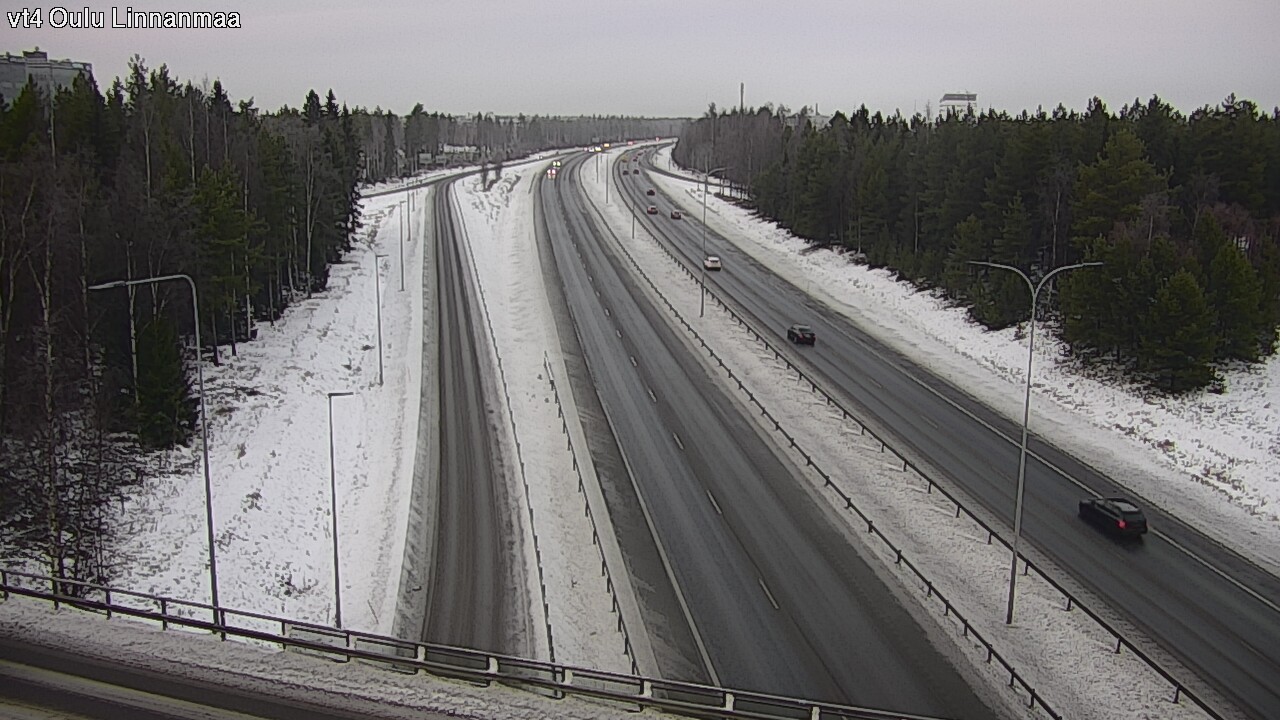 Weather Camera Image Road 4 Oulu, Linnanmaa, Oulu, Pohjois-Pohjanmaa
