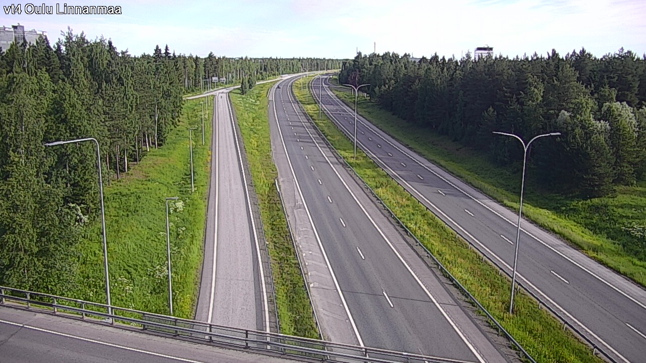 Weather Camera Image Road 4 Oulu, Linnanmaa, Oulu, Pohjois-Pohjanmaa