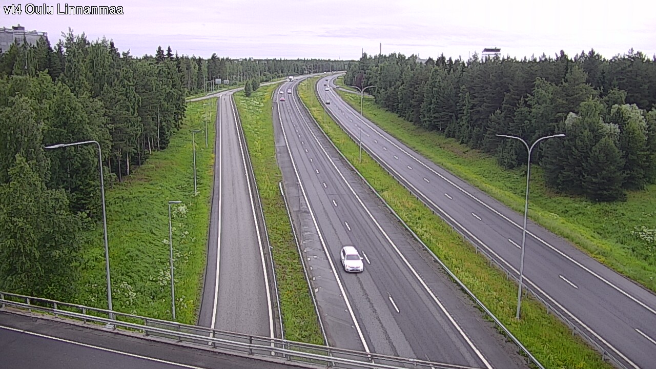 Weather Camera Image Road 4 Oulu, Linnanmaa, Oulu, Pohjois-Pohjanmaa