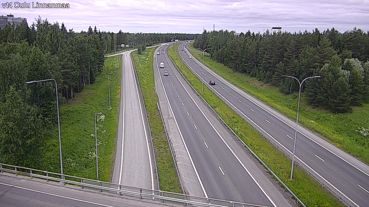 Weather Camera Image Road 4 Oulu, Linnanmaa, Oulu, Pohjois-Pohjanmaa