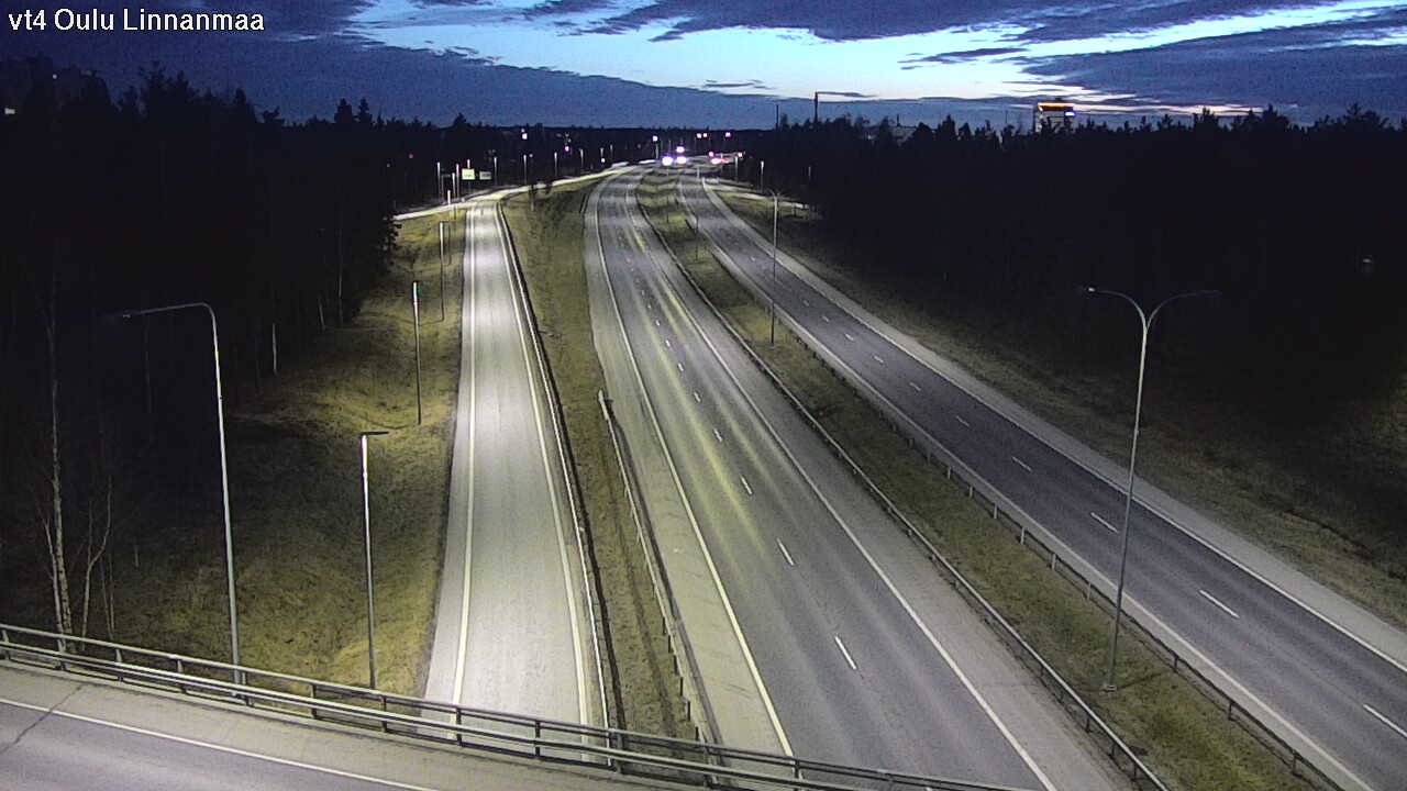 Weather Camera Image Road 4 Oulu, Linnanmaa, Oulu, Pohjois-Pohjanmaa