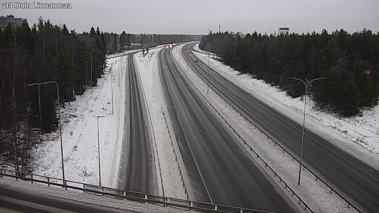 Weather Camera Image Road 4 Oulu, Linnanmaa, Oulu, Pohjois-Pohjanmaa