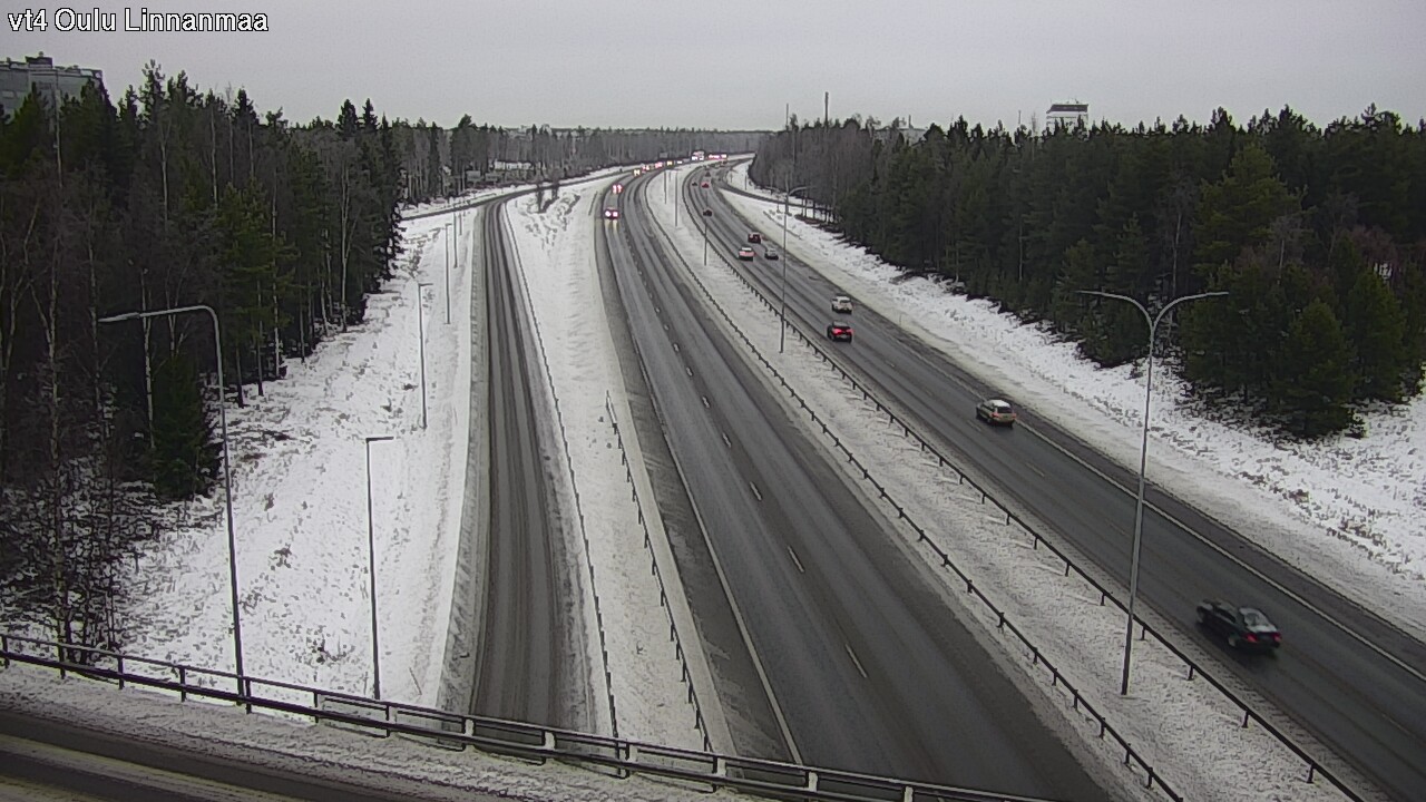 Weather Camera Image Road 4 Oulu, Linnanmaa, Oulu, Pohjois-Pohjanmaa