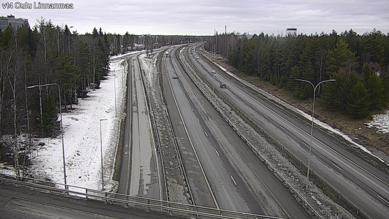 Weather Camera Image Road 4 Oulu, Linnanmaa, Oulu, Pohjois-Pohjanmaa