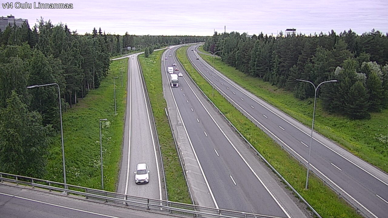Weather Camera Image Road 4 Oulu, Linnanmaa, Oulu, Pohjois-Pohjanmaa