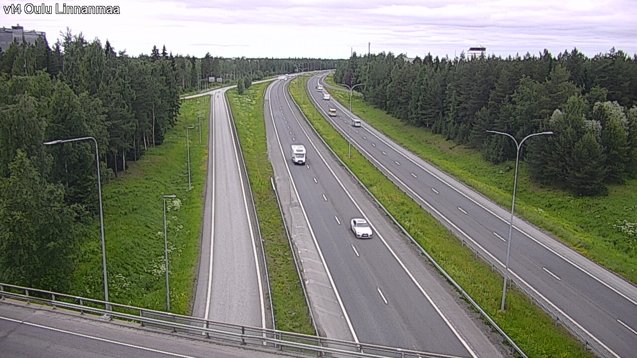 Weather Camera Image Road 4 Oulu, Linnanmaa, Oulu, Pohjois-Pohjanmaa