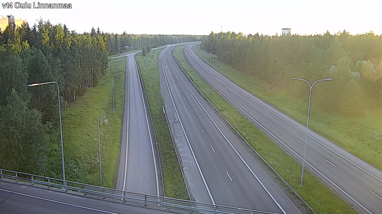Weather Camera Image Road 4 Oulu, Linnanmaa, Oulu, Pohjois-Pohjanmaa