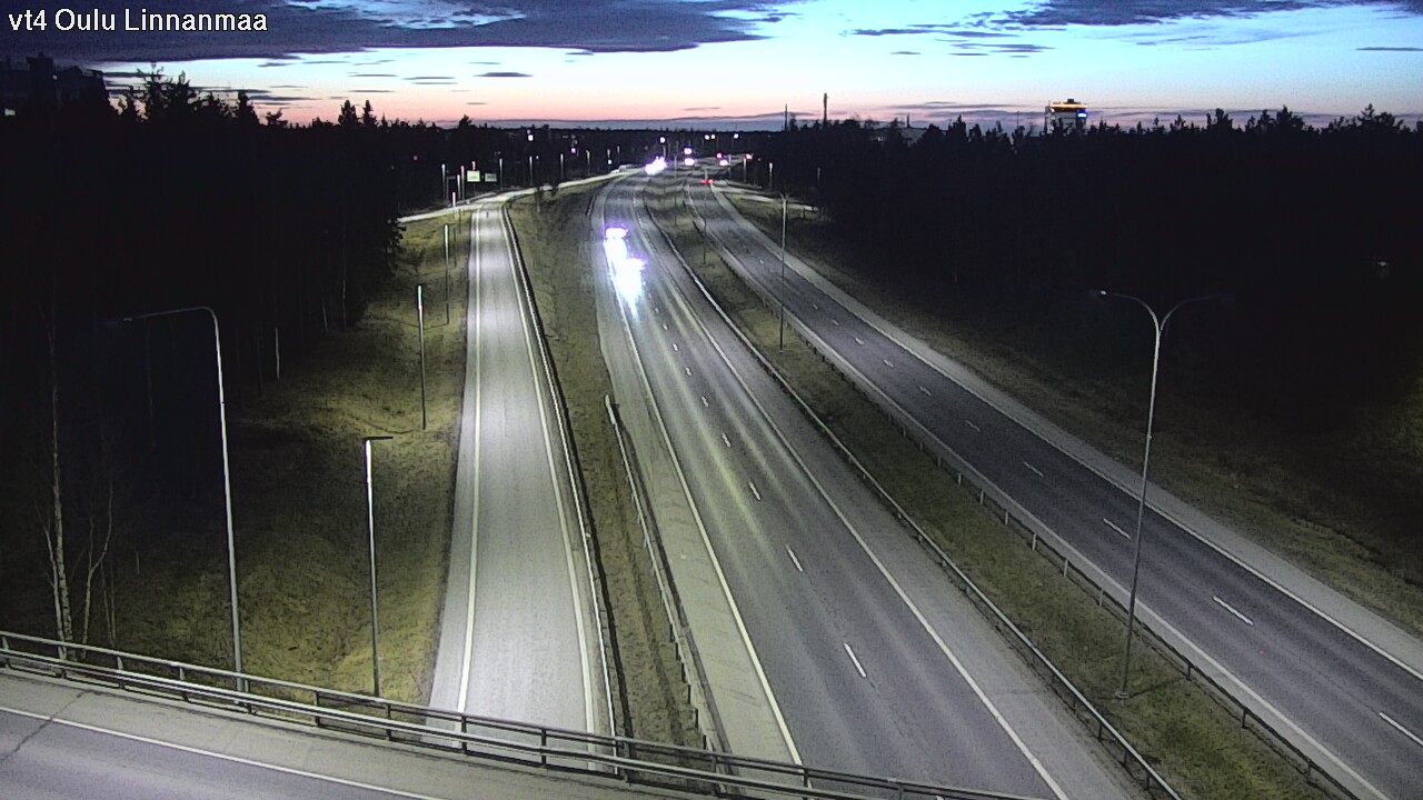 Weather Camera Image Road 4 Oulu, Linnanmaa, Oulu, Pohjois-Pohjanmaa