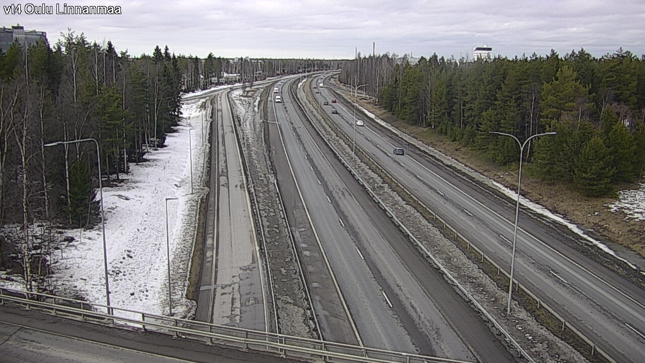 Weather Camera Image Road 4 Oulu, Linnanmaa, Oulu, Pohjois-Pohjanmaa