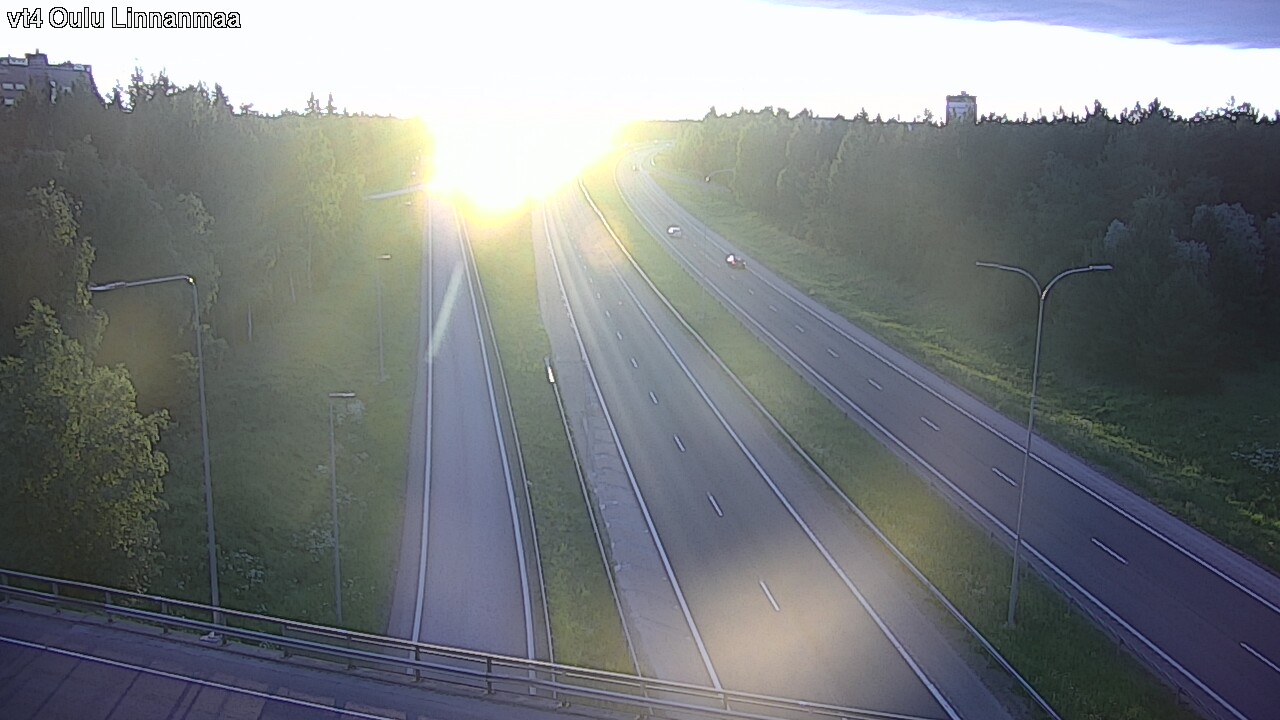 Weather Camera Image Road 4 Oulu, Linnanmaa, Oulu, Pohjois-Pohjanmaa