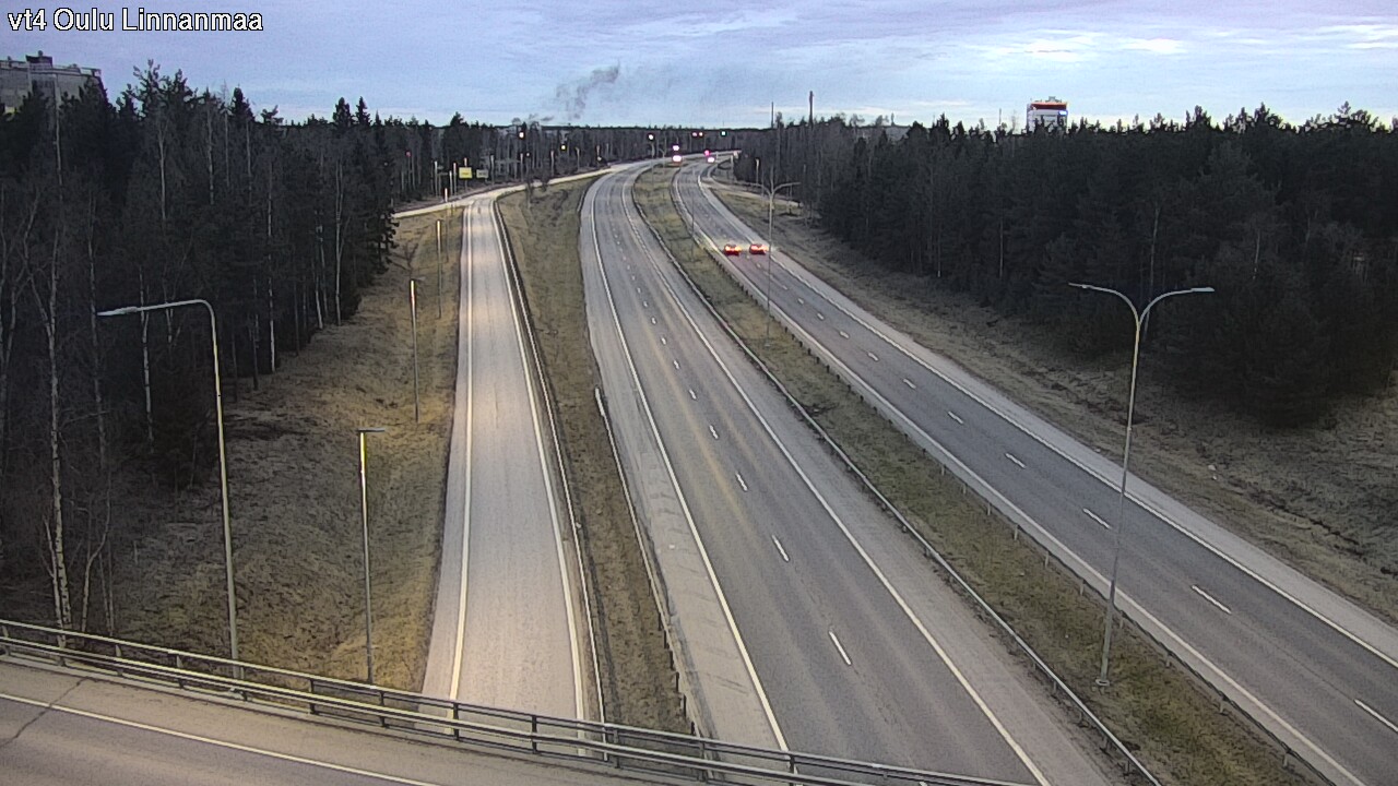 Weather Camera Image Road 4 Oulu, Linnanmaa, Oulu, Pohjois-Pohjanmaa