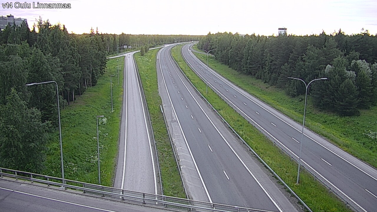 Weather Camera Image Road 4 Oulu, Linnanmaa, Oulu, Pohjois-Pohjanmaa
