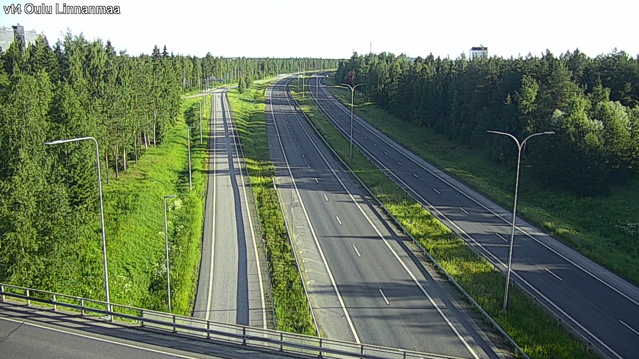 Weather Camera Image Road 4 Oulu, Linnanmaa, Oulu, Pohjois-Pohjanmaa