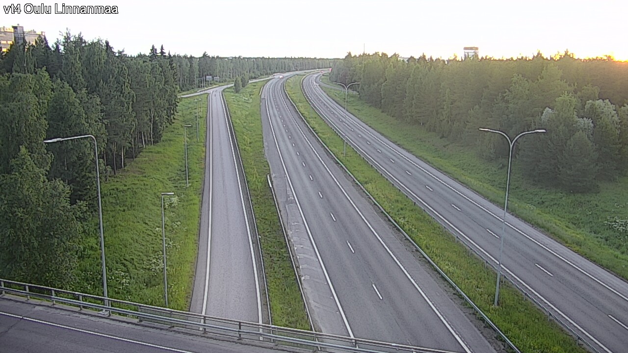 Weather Camera Image Road 4 Oulu, Linnanmaa, Oulu, Pohjois-Pohjanmaa