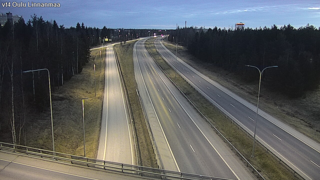 Weather Camera Image Road 4 Oulu, Linnanmaa, Oulu, Pohjois-Pohjanmaa