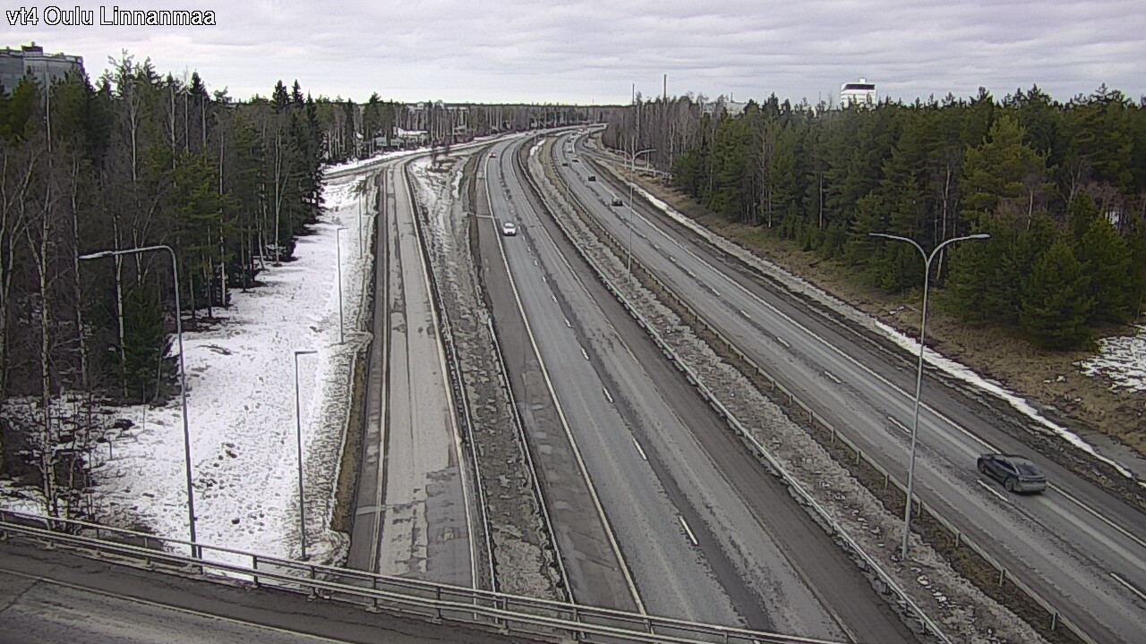Weather Camera Image Road 4 Oulu, Linnanmaa, Oulu, Pohjois-Pohjanmaa