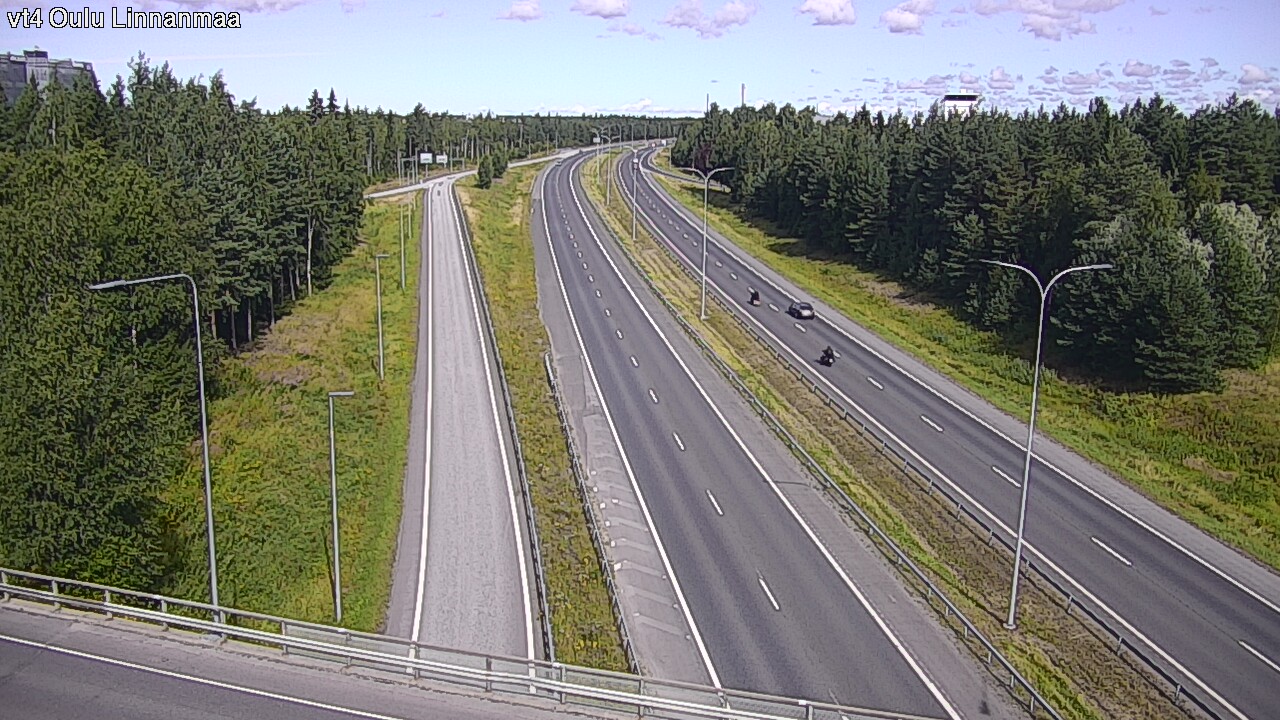 Weather Camera Image Väg 4 Uleåborg, Linnanmaa, Oulu, Pohjois-Pohjanmaa