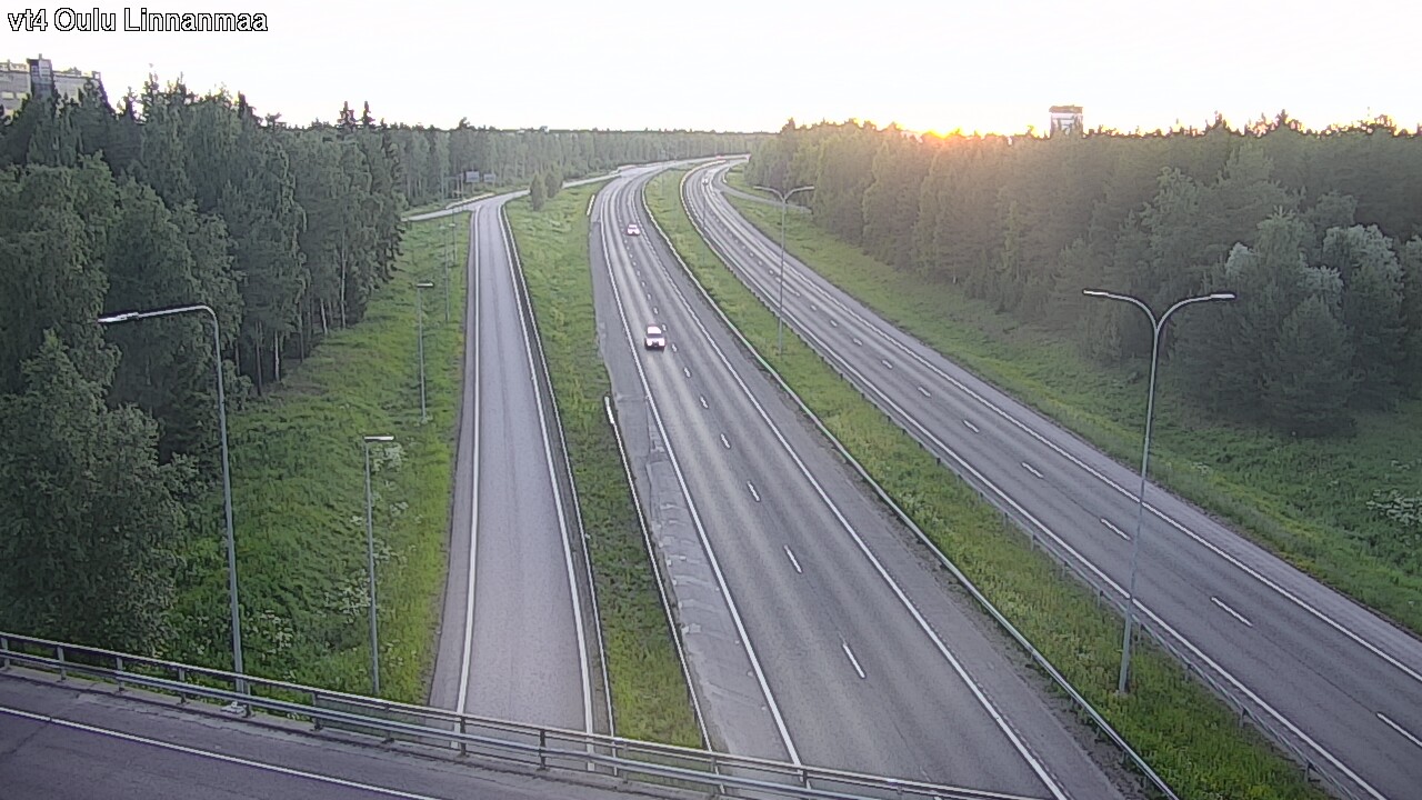 Weather Camera Image Road 4 Oulu, Linnanmaa, Oulu, Pohjois-Pohjanmaa