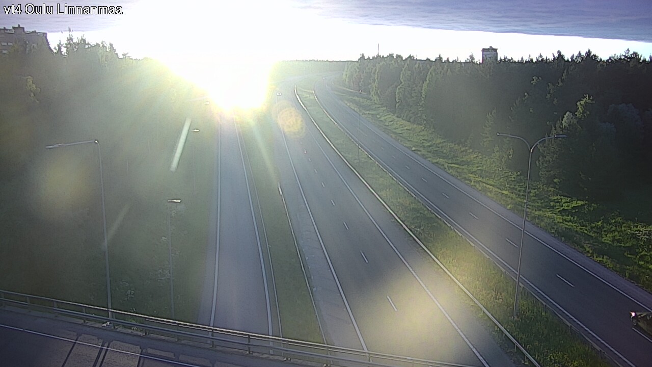Weather Camera Image Road 4 Oulu, Linnanmaa, Oulu, Pohjois-Pohjanmaa