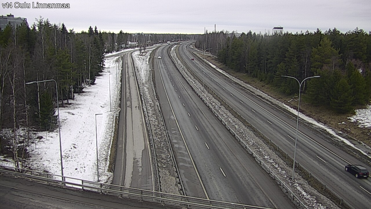 Weather Camera Image Road 4 Oulu, Linnanmaa, Oulu, Pohjois-Pohjanmaa