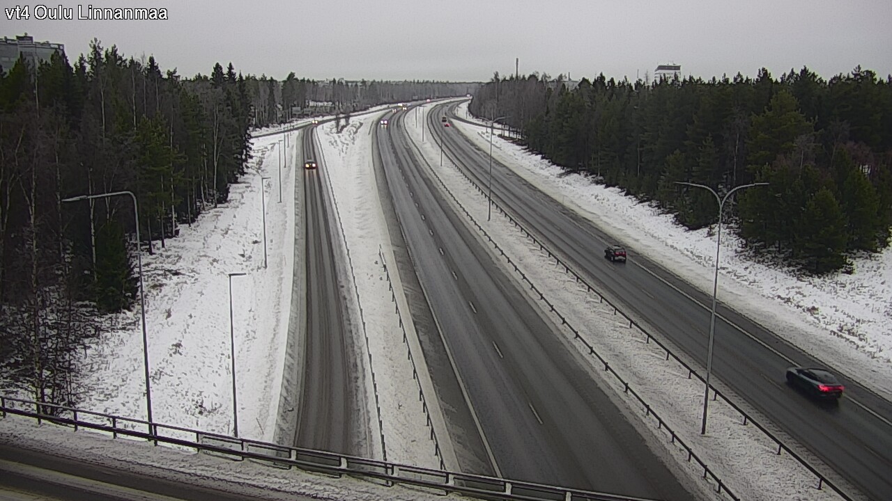 Weather Camera Image Road 4 Oulu, Linnanmaa, Oulu, Pohjois-Pohjanmaa