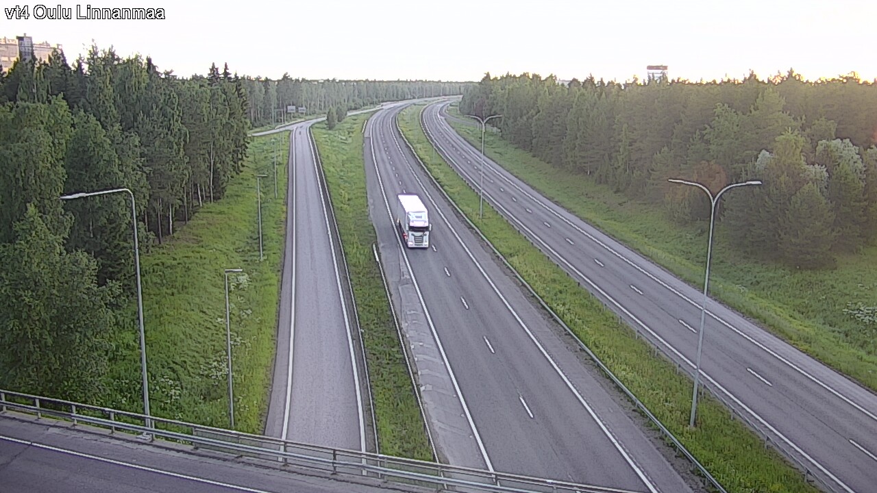 Weather Camera Image Road 4 Oulu, Linnanmaa, Oulu, Pohjois-Pohjanmaa