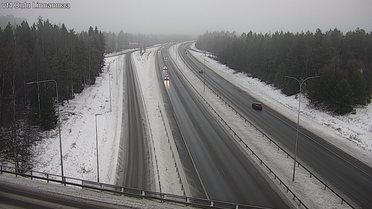 Weather Camera Image Road 4 Oulu, Linnanmaa, Oulu, Pohjois-Pohjanmaa