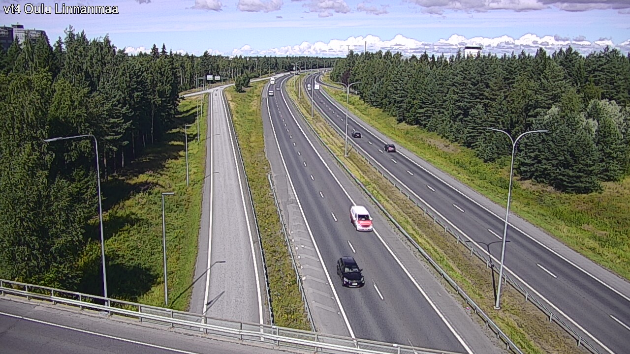 Weather Camera Image Road 4 Oulu, Linnanmaa, Oulu, Pohjois-Pohjanmaa