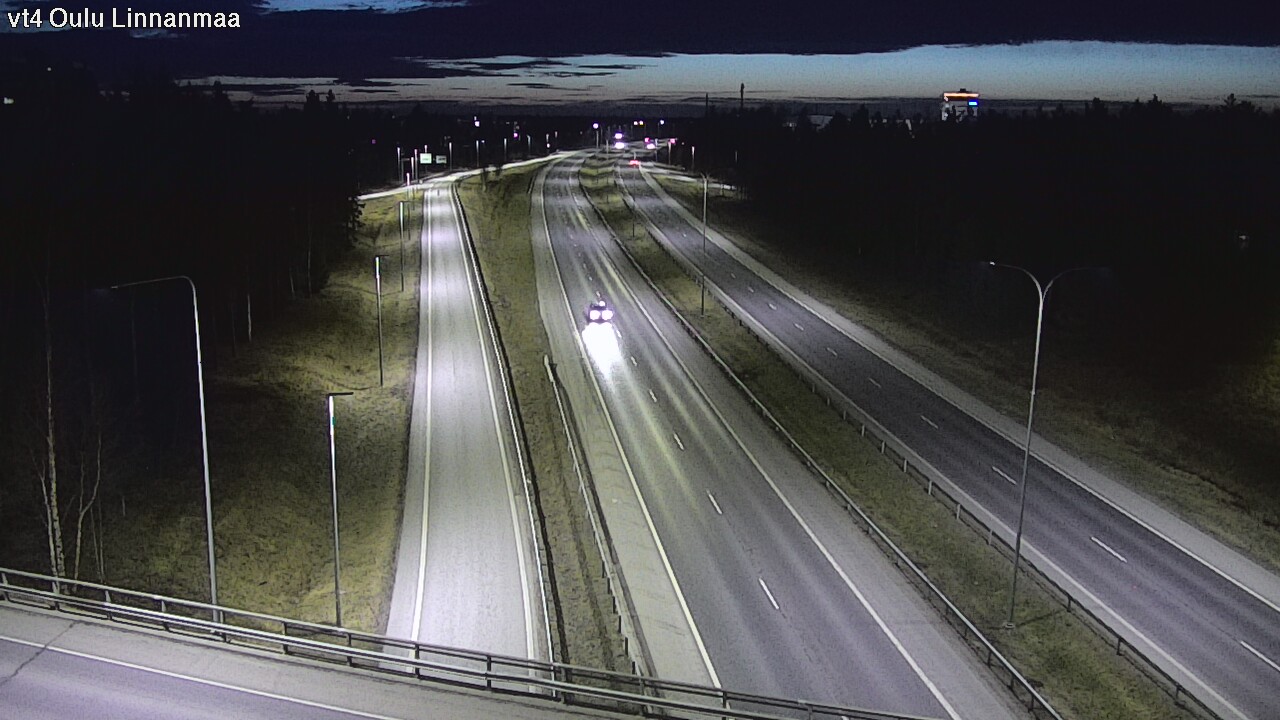 Weather Camera Image Road 4 Oulu, Linnanmaa, Oulu, Pohjois-Pohjanmaa