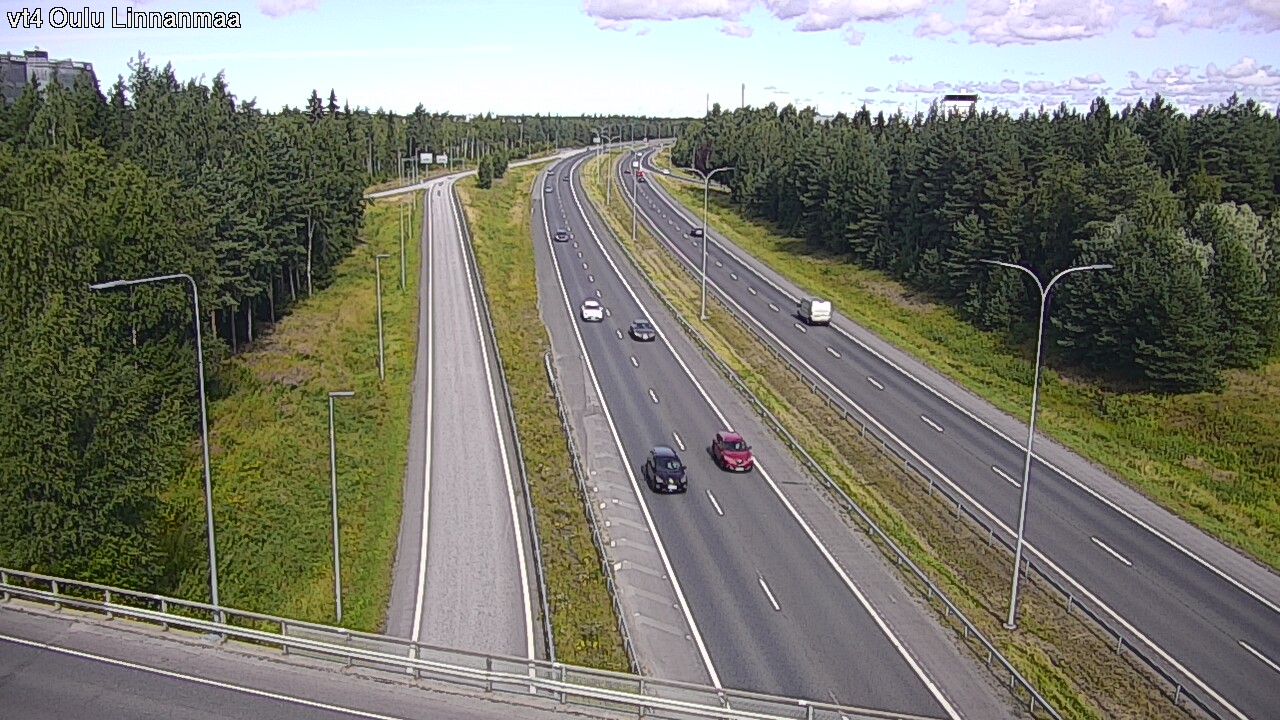 Weather Camera Image Road 4 Oulu, Linnanmaa, Oulu, Pohjois-Pohjanmaa