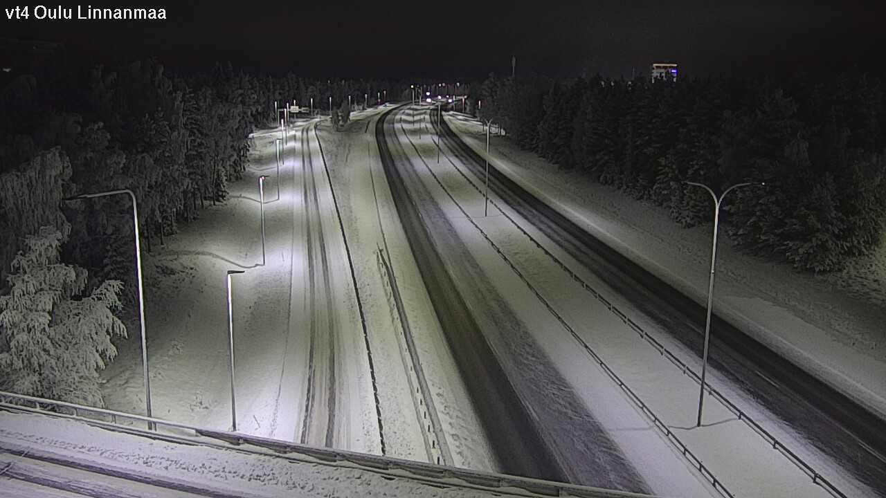 Weather Camera Image Road 4 Oulu, Linnanmaa, Oulu, Pohjois-Pohjanmaa