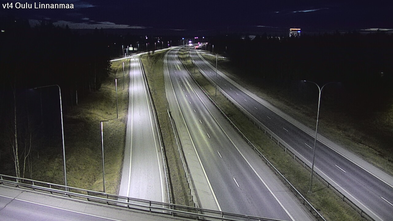 Weather Camera Image Road 4 Oulu, Linnanmaa, Oulu, Pohjois-Pohjanmaa