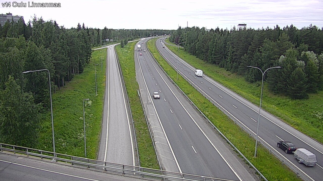 Weather Camera Image Road 4 Oulu, Linnanmaa, Oulu, Pohjois-Pohjanmaa