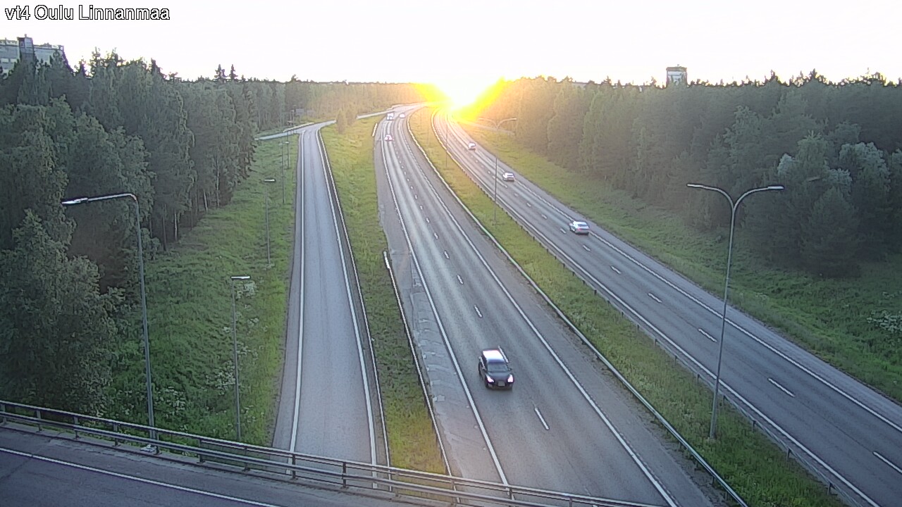 Weather Camera Image Road 4 Oulu, Linnanmaa, Oulu, Pohjois-Pohjanmaa
