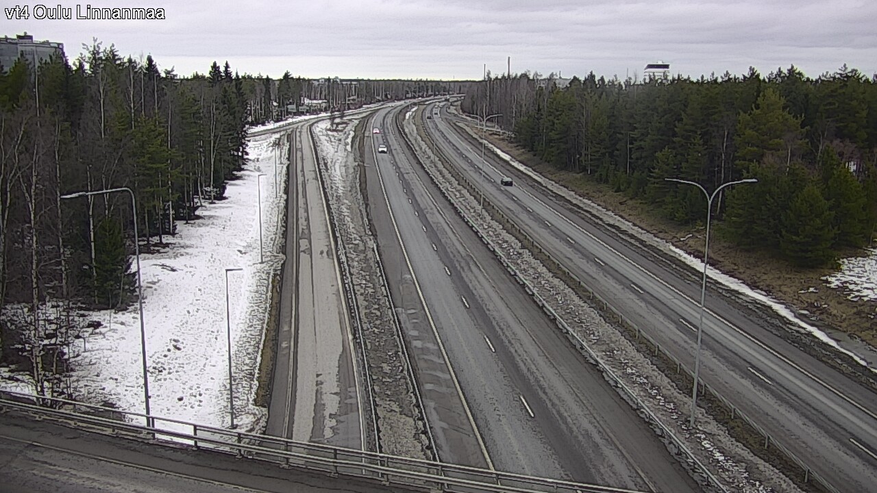 Weather Camera Image Road 4 Oulu, Linnanmaa, Oulu, Pohjois-Pohjanmaa