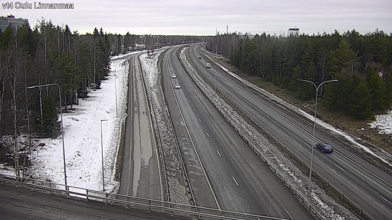 Weather Camera Image Road 4 Oulu, Linnanmaa, Oulu, Pohjois-Pohjanmaa