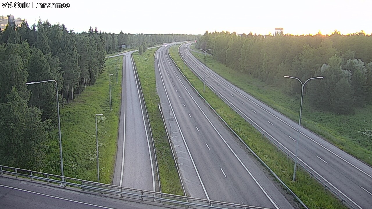 Weather Camera Image Road 4 Oulu, Linnanmaa, Oulu, Pohjois-Pohjanmaa