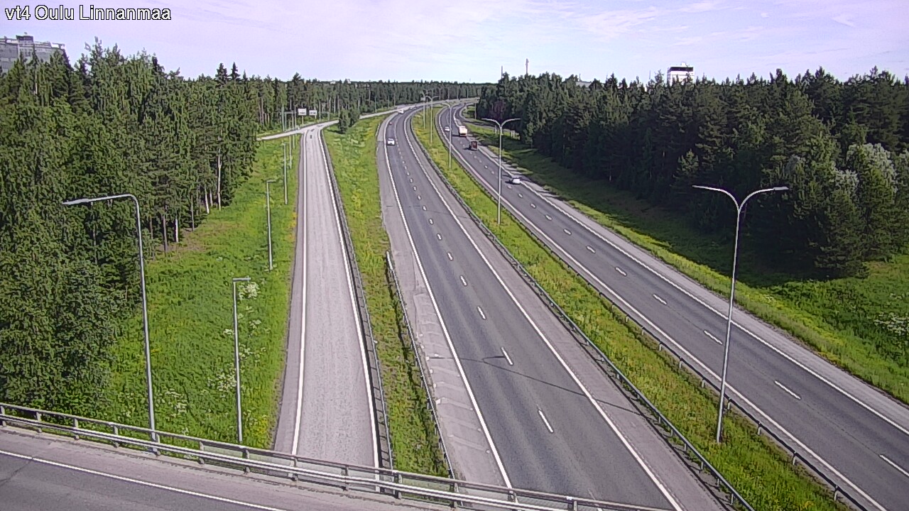 Weather Camera Image Road 4 Oulu, Linnanmaa, Oulu, Pohjois-Pohjanmaa