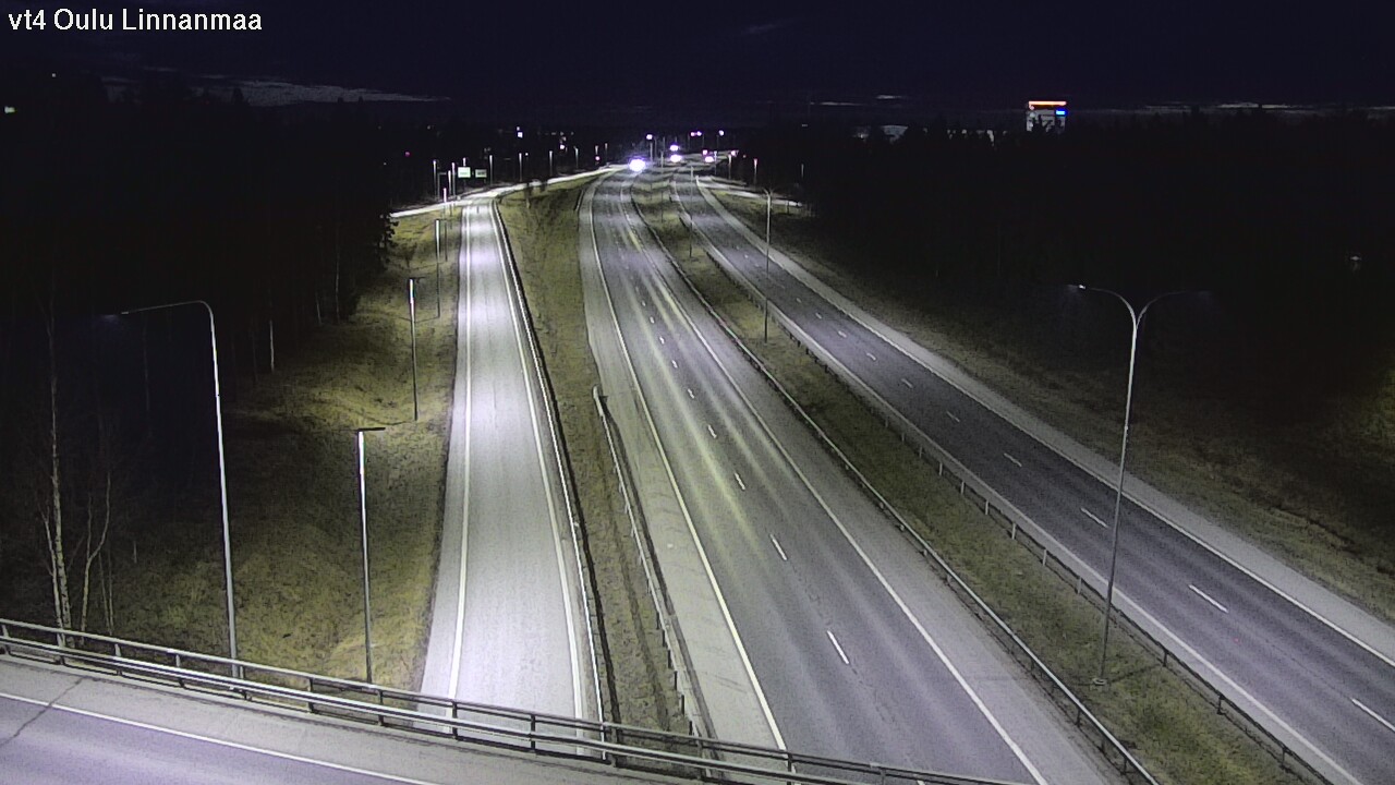 Weather Camera Image Road 4 Oulu, Linnanmaa, Oulu, Pohjois-Pohjanmaa