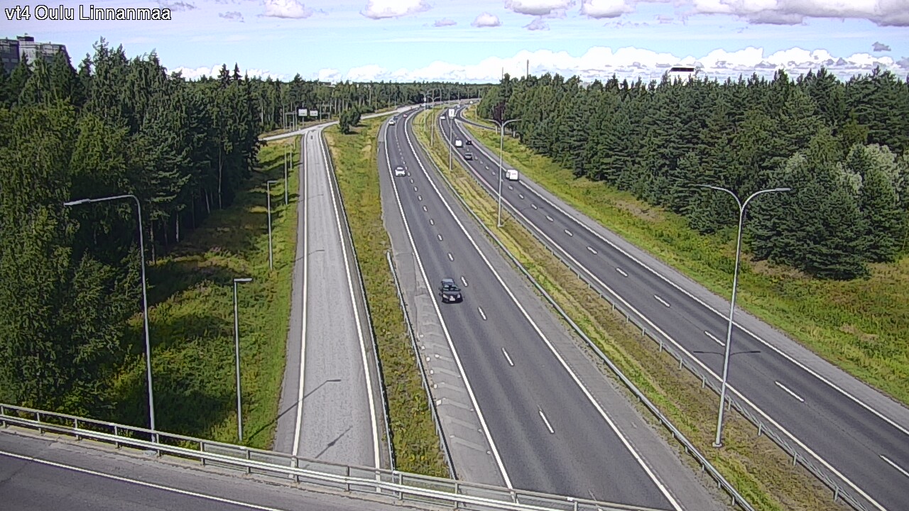 Weather Camera Image Road 4 Oulu, Linnanmaa, Oulu, Pohjois-Pohjanmaa