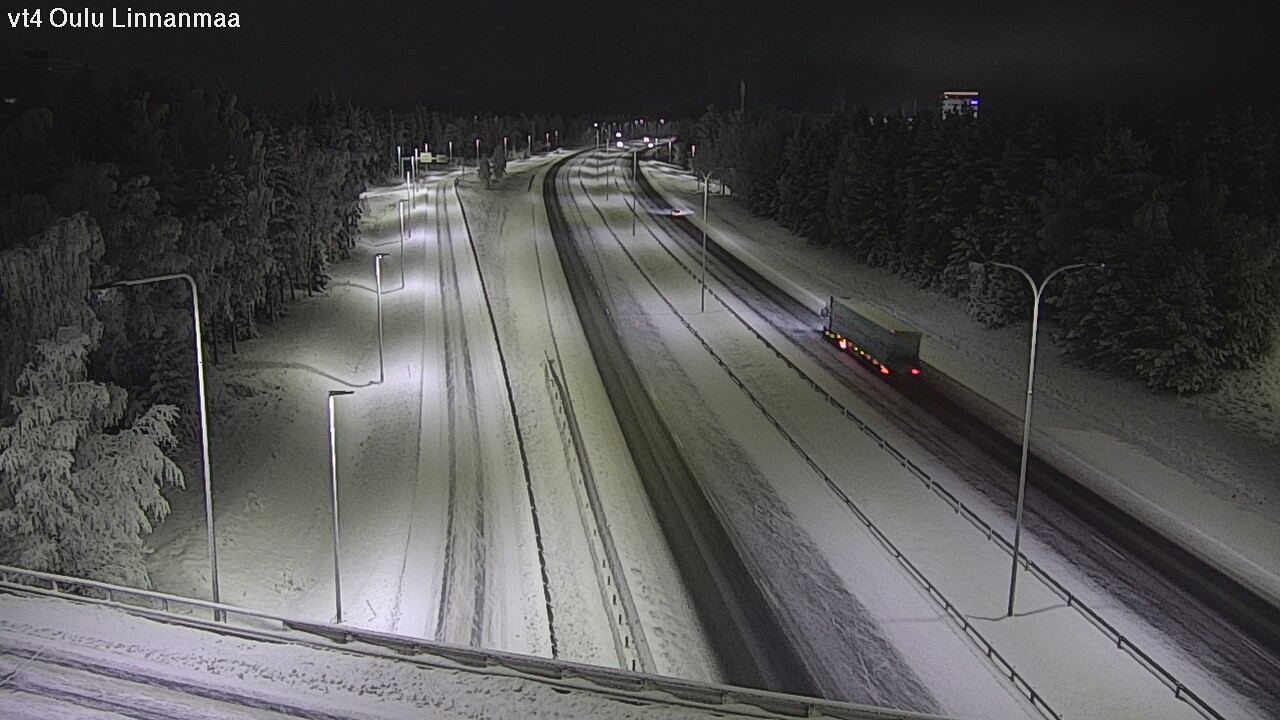 Weather Camera Image Road 4 Oulu, Linnanmaa, Oulu, Pohjois-Pohjanmaa