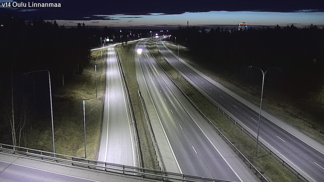 Weather Camera Image Road 4 Oulu, Linnanmaa, Oulu, Pohjois-Pohjanmaa