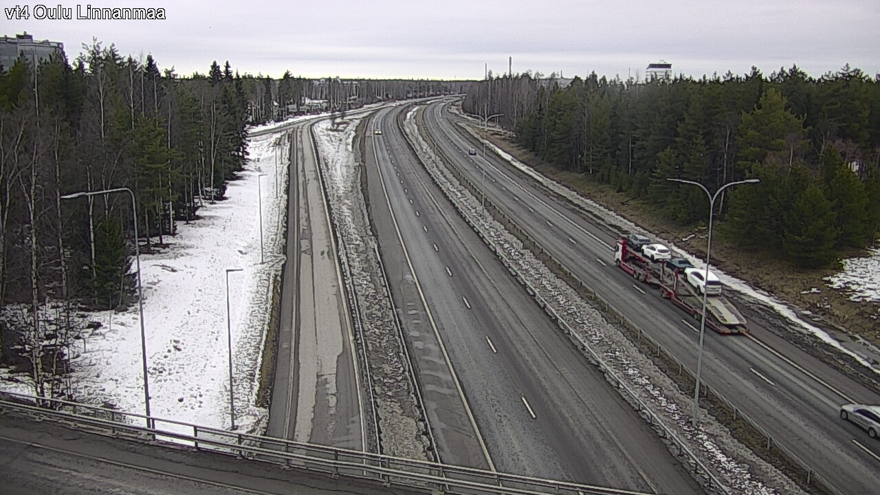 Weather Camera Image Road 4 Oulu, Linnanmaa, Oulu, Pohjois-Pohjanmaa