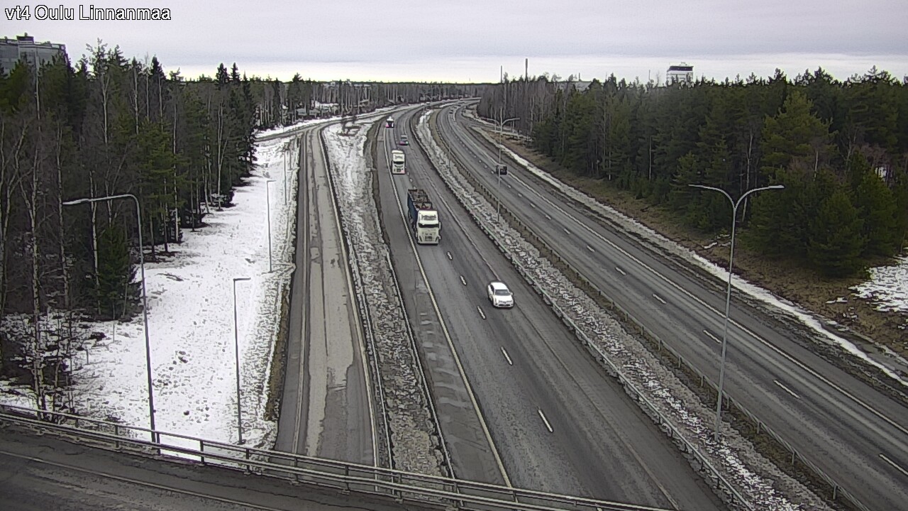 Weather Camera Image Road 4 Oulu, Linnanmaa, Oulu, Pohjois-Pohjanmaa