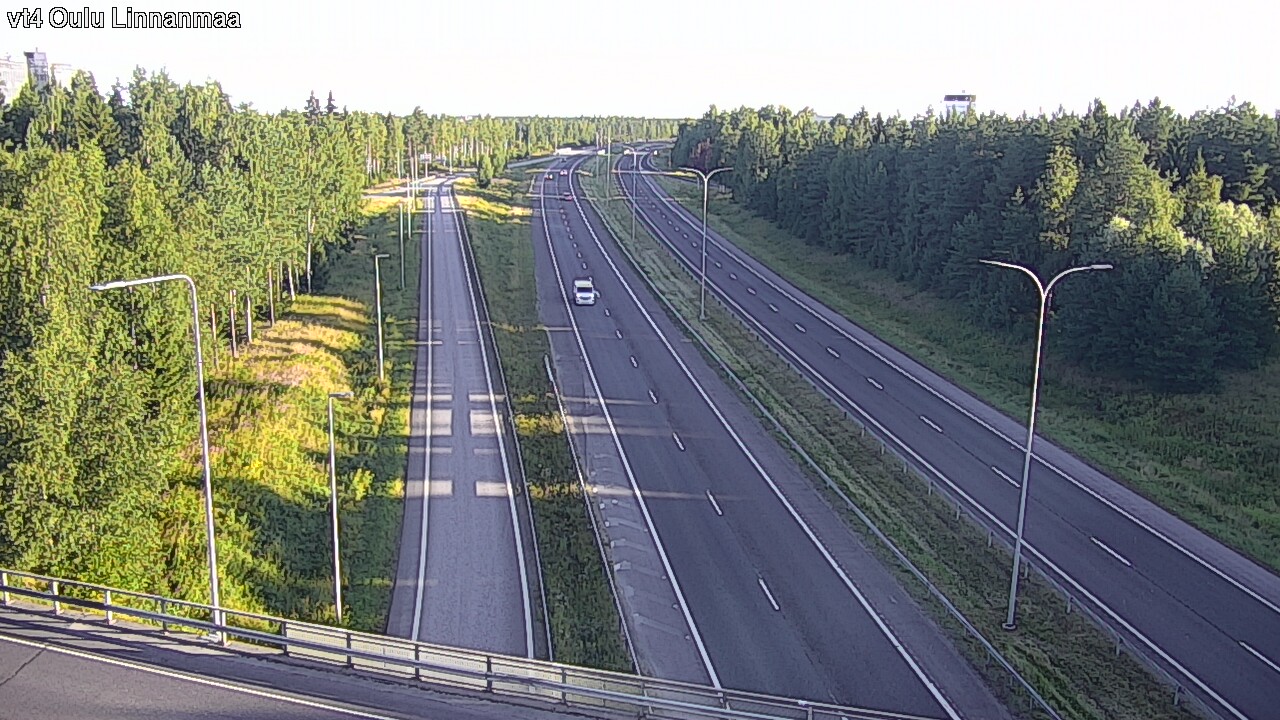 Weather Camera Image Väg 4 Uleåborg, Linnanmaa, Oulu, Pohjois-Pohjanmaa