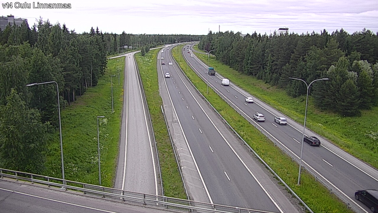 Weather Camera Image Road 4 Oulu, Linnanmaa, Oulu, Pohjois-Pohjanmaa