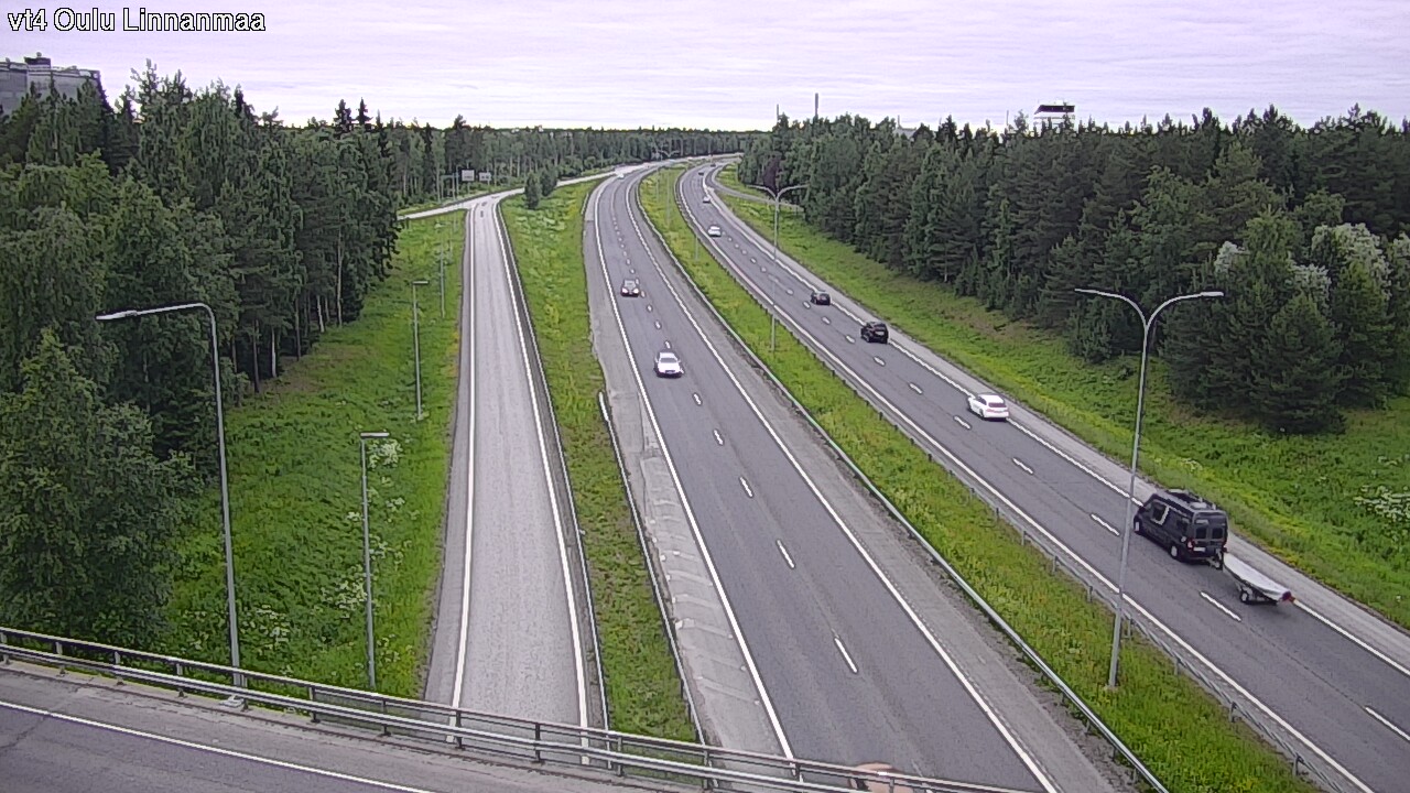 Weather Camera Image Road 4 Oulu, Linnanmaa, Oulu, Pohjois-Pohjanmaa