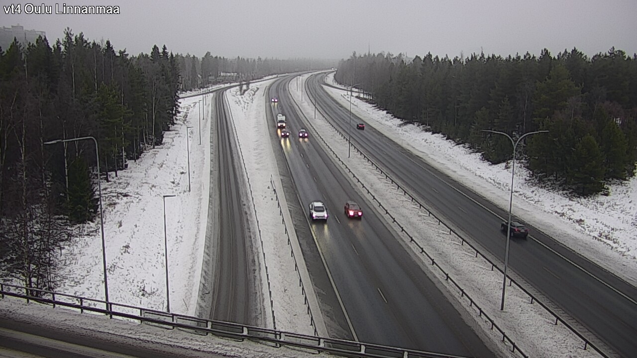 Weather Camera Image Road 4 Oulu, Linnanmaa, Oulu, Pohjois-Pohjanmaa